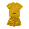2024/2025 Kids Size Barcelona YellowGoalkeeper Football Shirt - Detail 1