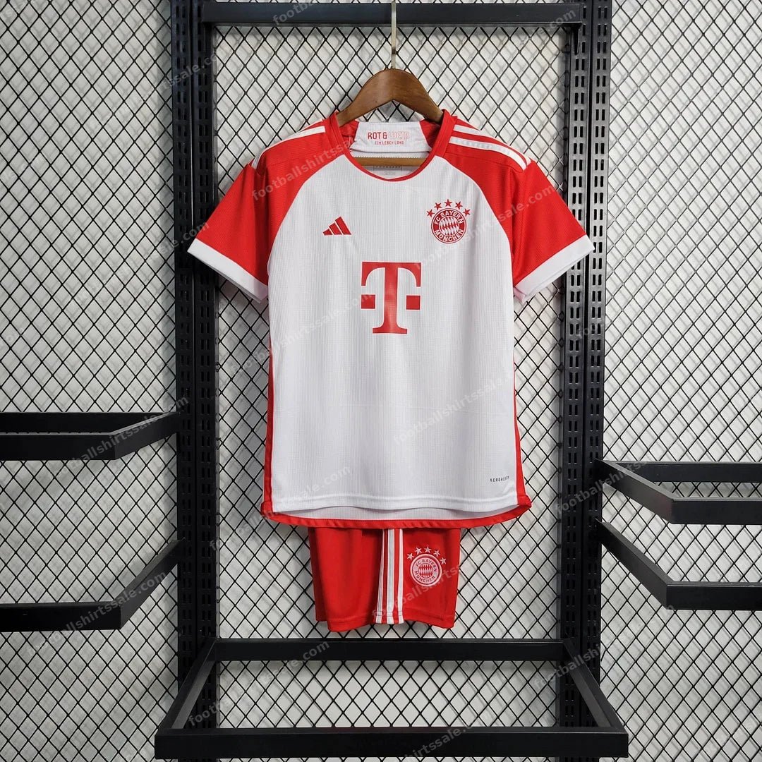 2023/2024 Kids Size Bayern Munich Home Football Jersey 1:1 Thai Quality