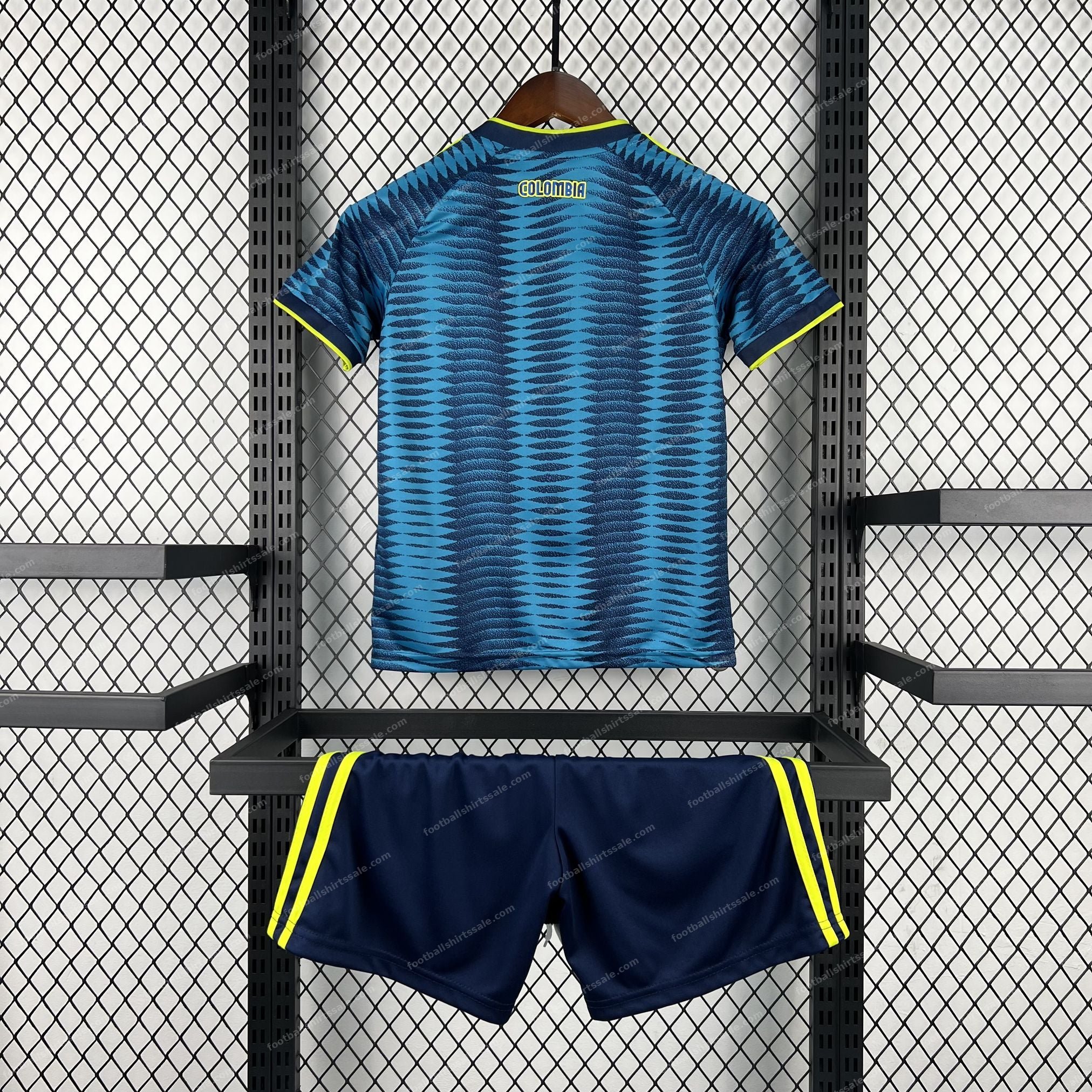 2026 Kids Size Colombia Away Football Shirt - Detail 1
