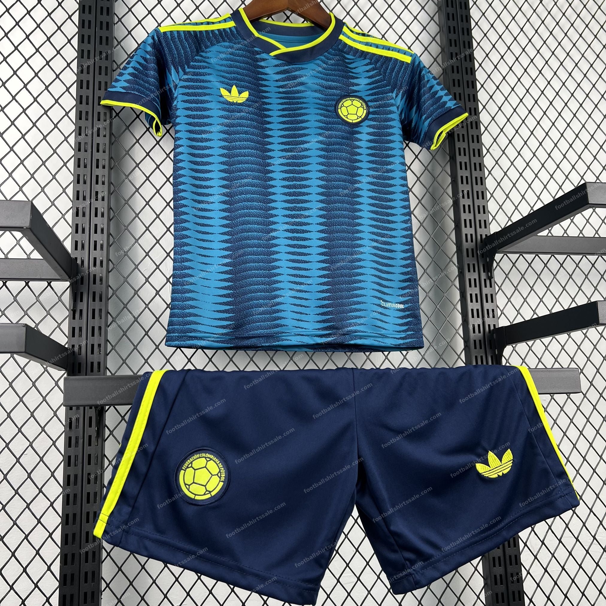 2026 Kids Size Colombia Away Football Shirt - Detail 5