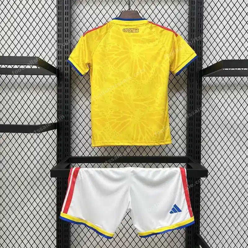 2026 Kids Size Colombia Home Football Shirt - Detail 1