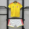 2026 Kids Size Colombia Home Football Shirt