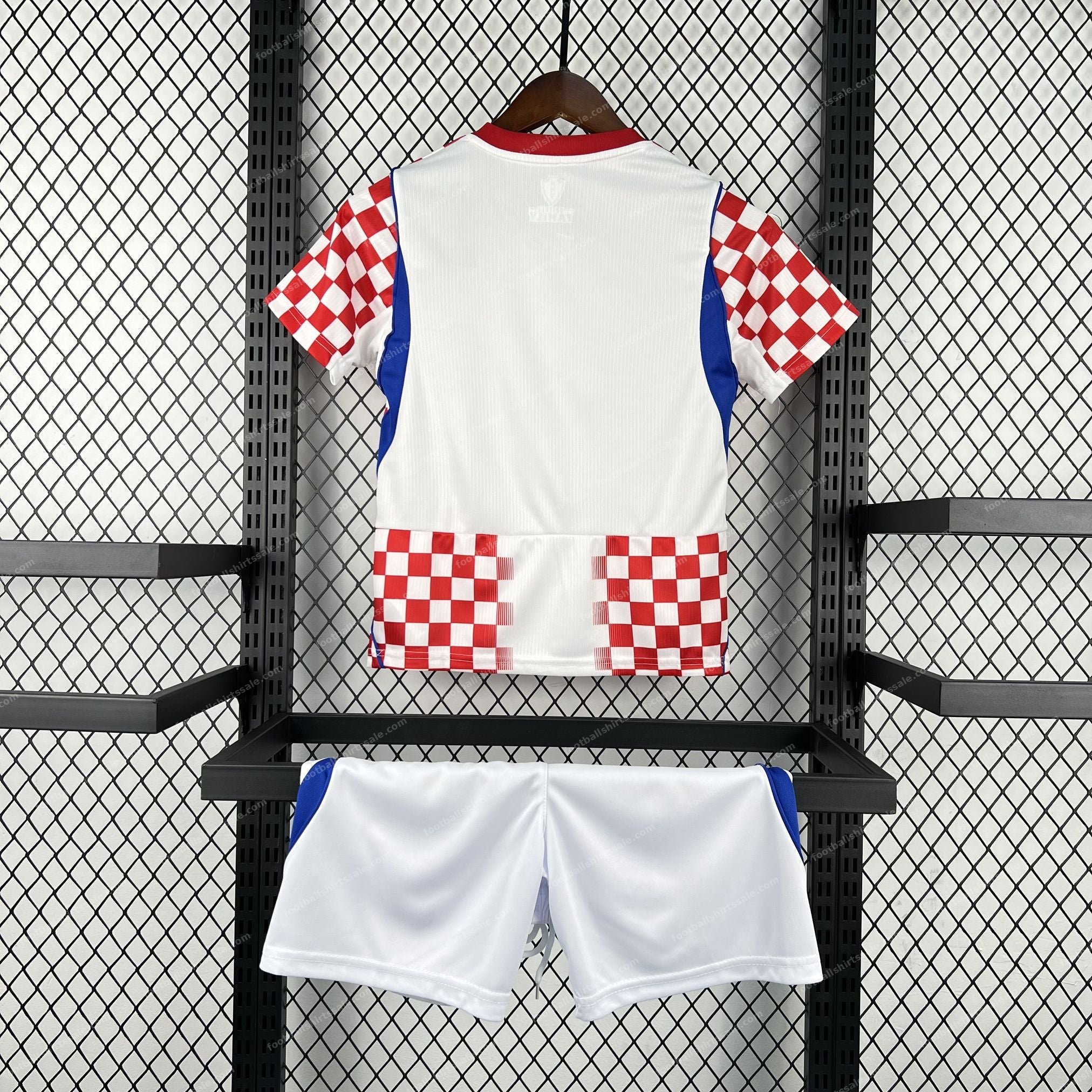 2026 Kids Size Croatia Home Football Shirt - Detail 1