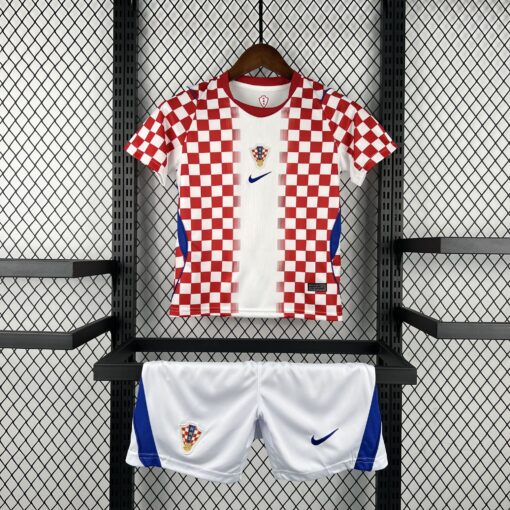 2026 Kids Size Croatia Home Football Shirt