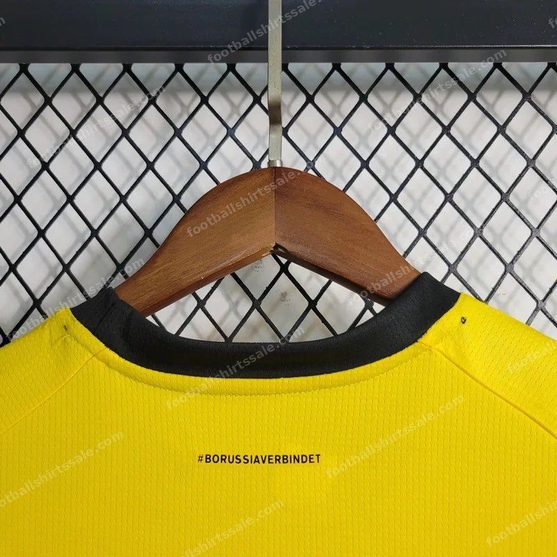 2023/2024 Kids Size Dortmund Home Football Shirt - Detail 4