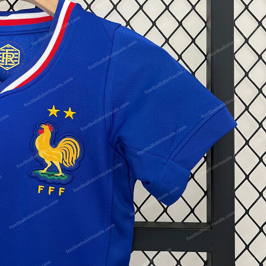 2024 Kids Size France Home Football Shirt 1:1 Thai Quality - Detail 3