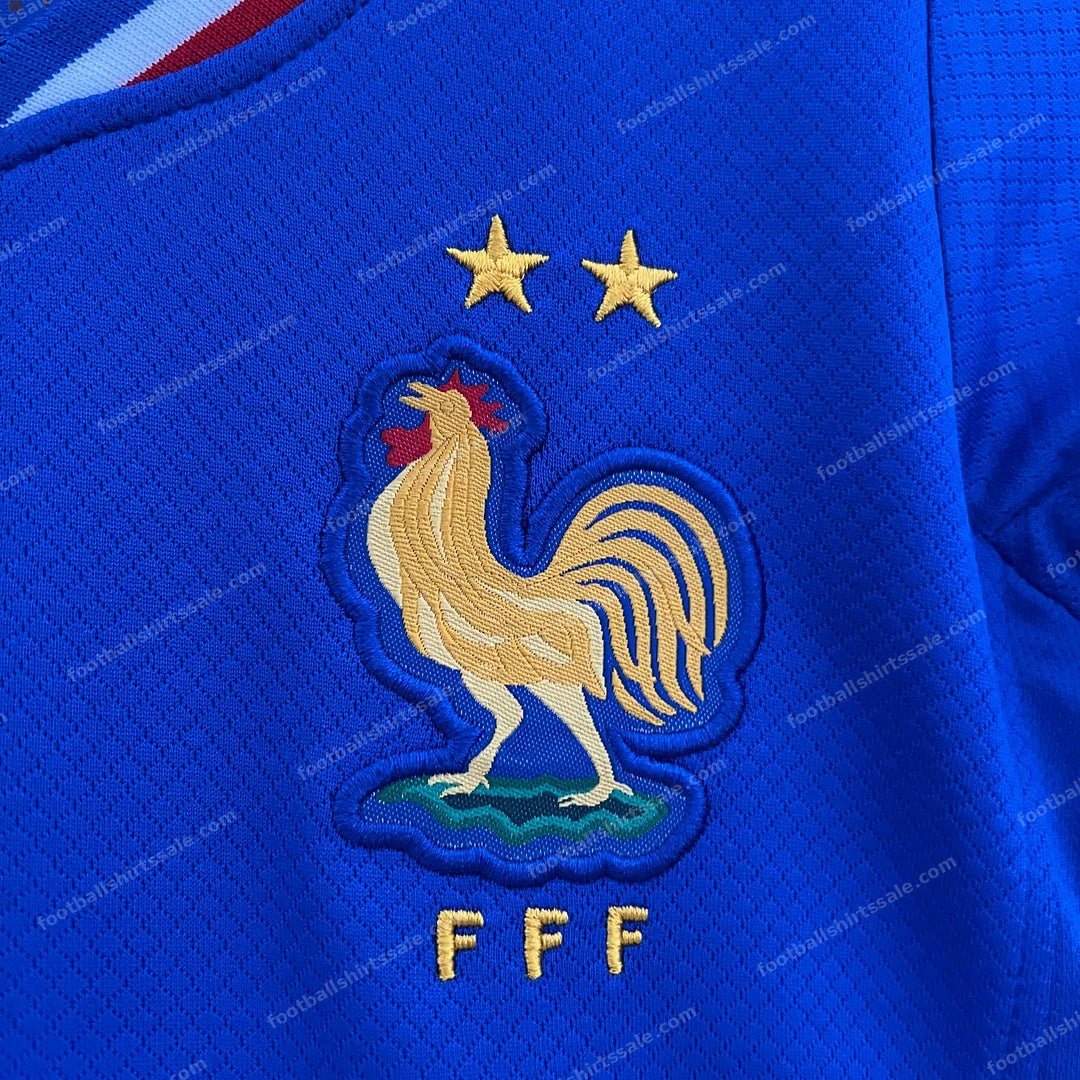 2024 Kids Size France Home Football Shirt 1:1 Thai Quality - Detail 5