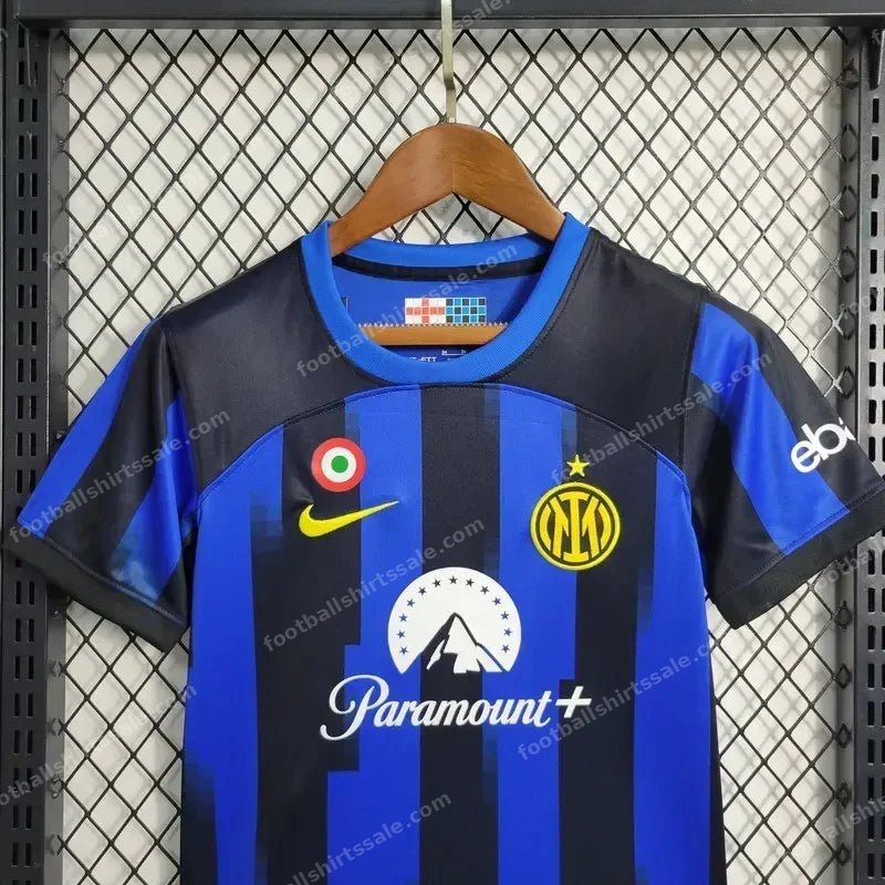 2023/2024 Kids Size Inter Milan Home Football Jersey1:1 Quality Thai - Detail 4