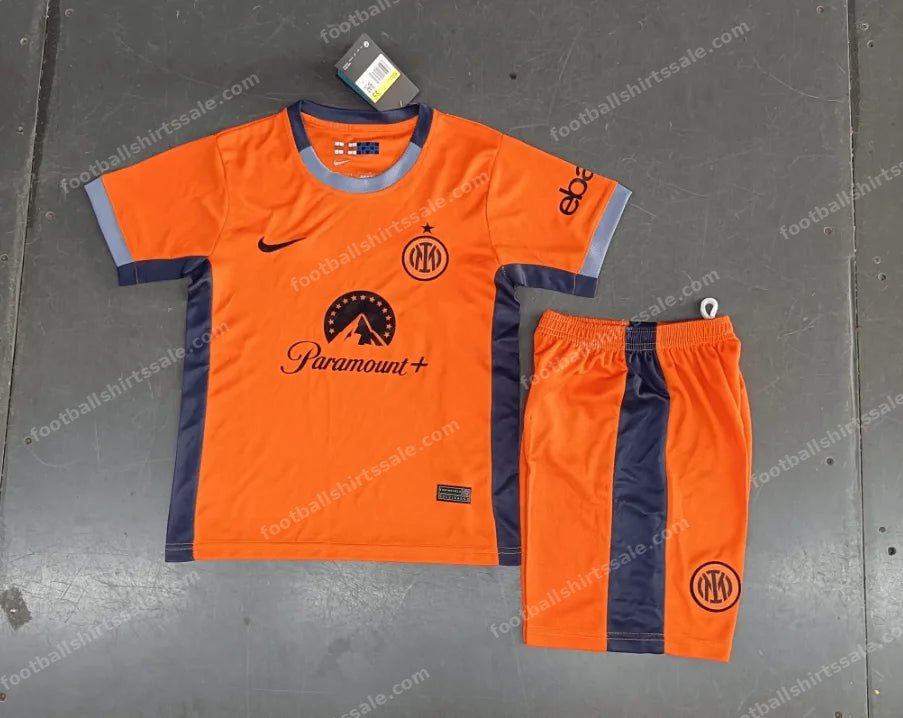 2023/2024 Kids Size Inter Milan Third Away Football Jersey1:1 Quality Thai