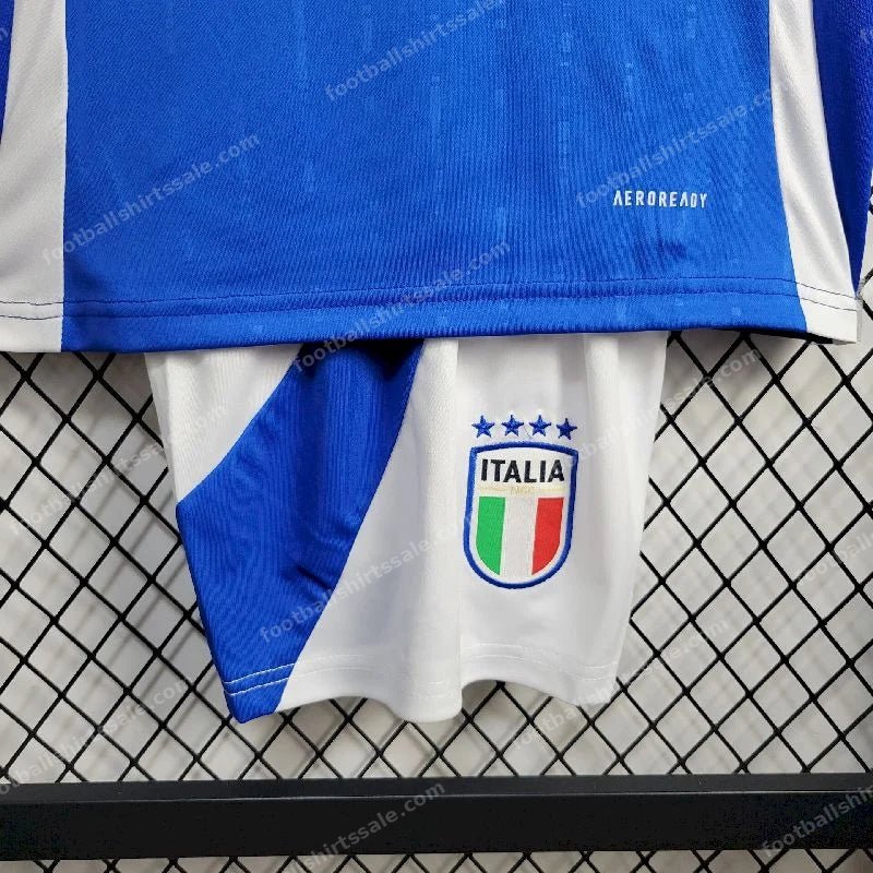 2024 Kids Size Italy Home Soccer Shirt 1:1 Thai Quality - Detail 5