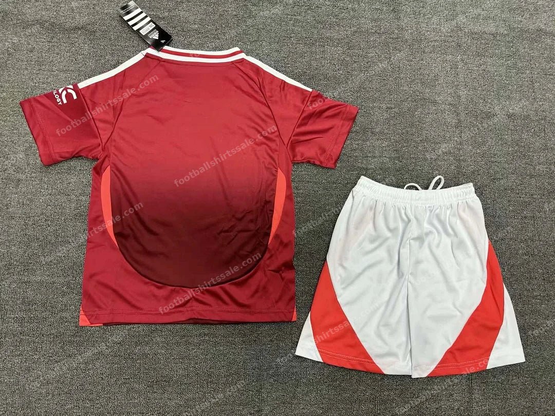 2024/2025 Kids Size Manchester United Home Football Shirt 1:1 Thai Quality - Detail 1