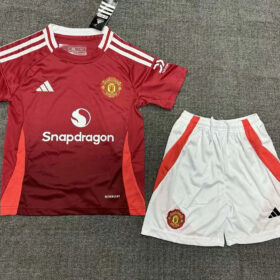 2024/2025 Kids Size Manchester United Home Football Shirt 1:1 Thai Quality