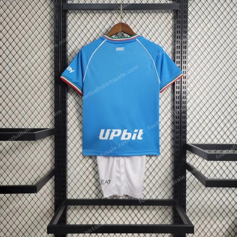2023/2024 Kids Size Napoli Home Soccer Jersey 1:1 Thai Quality - Detail 1
