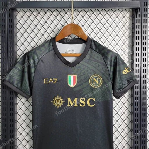 2023/2024 Kids Size Napoli Third Away Soccer Jersey 1:1 Thai Quality - Detail 2
