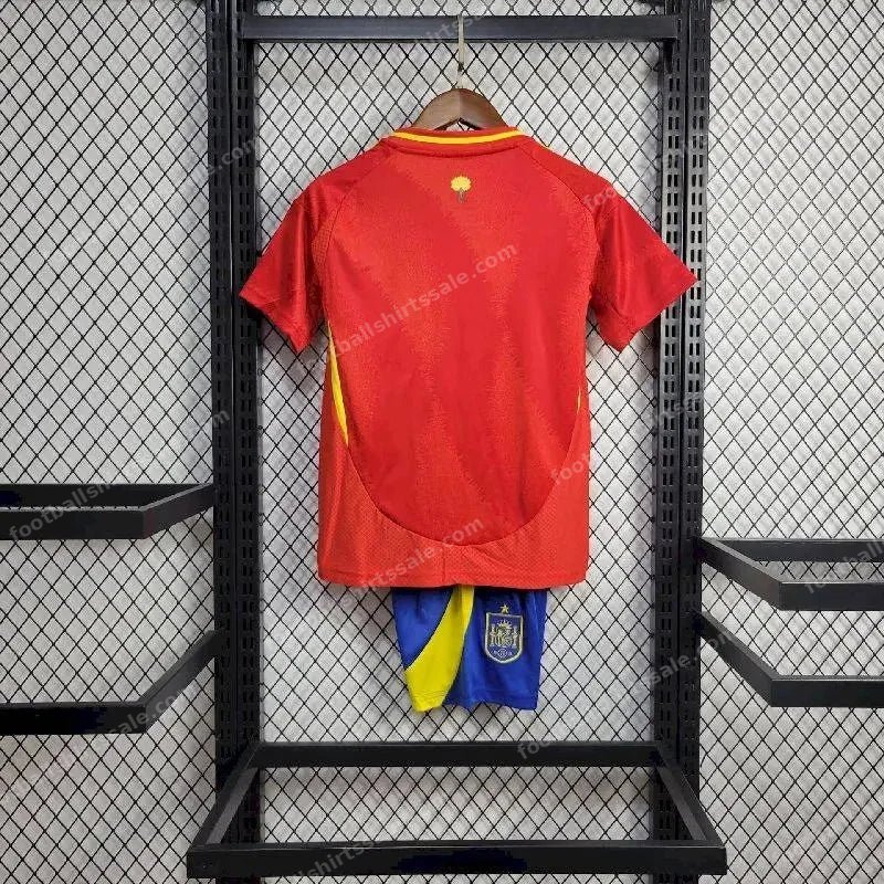 2024 Kids Size Spain Home Football Shirt 1:1 Thai Quality - Detail 1