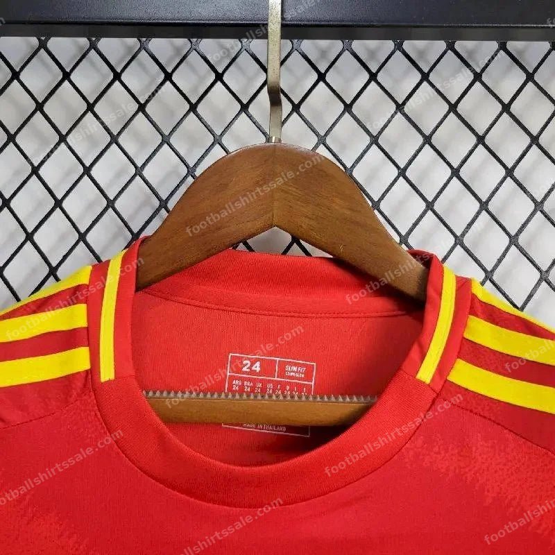 2024 Kids Size Spain Home Football Shirt 1:1 Thai Quality - Detail 3