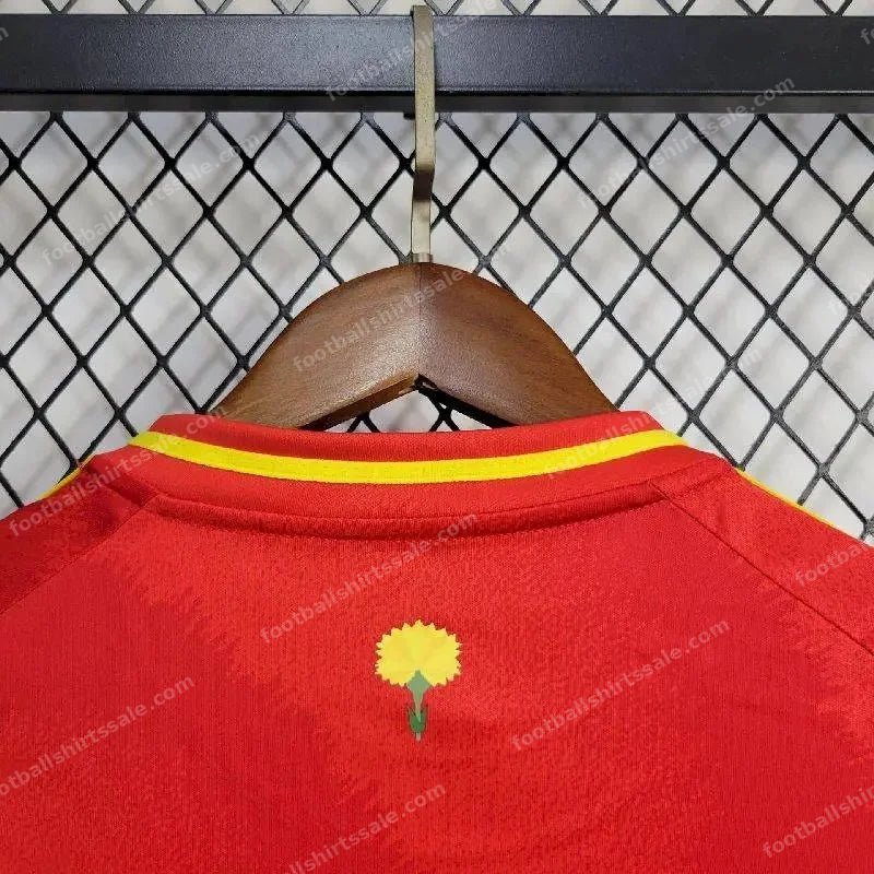 2024 Kids Size Spain Home Football Shirt 1:1 Thai Quality - Detail 4