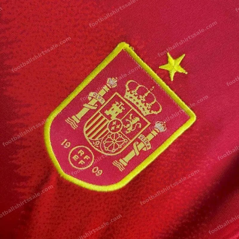 2024 Kids Size Spain Home Football Shirt 1:1 Thai Quality - Detail 6