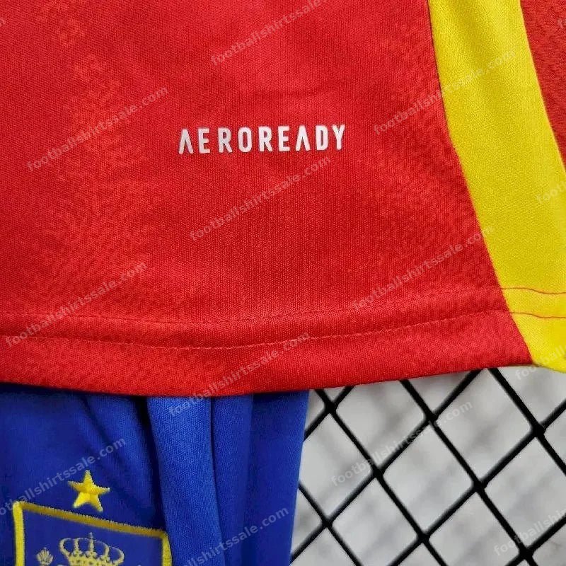 2024 Kids Size Spain Home Football Shirt 1:1 Thai Quality - Detail 8