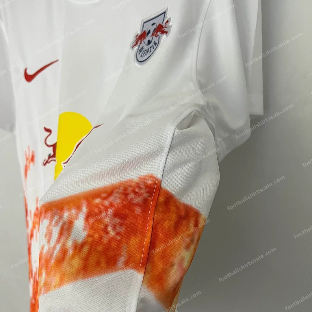 2023 Leipzig Special Edition White Football Shirt - Detail 5