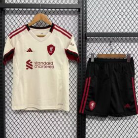 2025/2026 Liverpool Away Soccer Jersey Kids Size