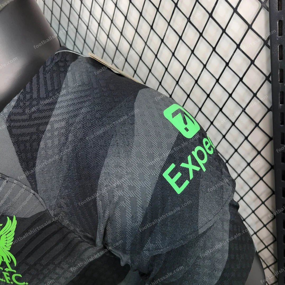 2023/2024 Liverpool Goalkeeper Black Soccer Jersey 1:1 Thai Quality – Player Version - Detail 5