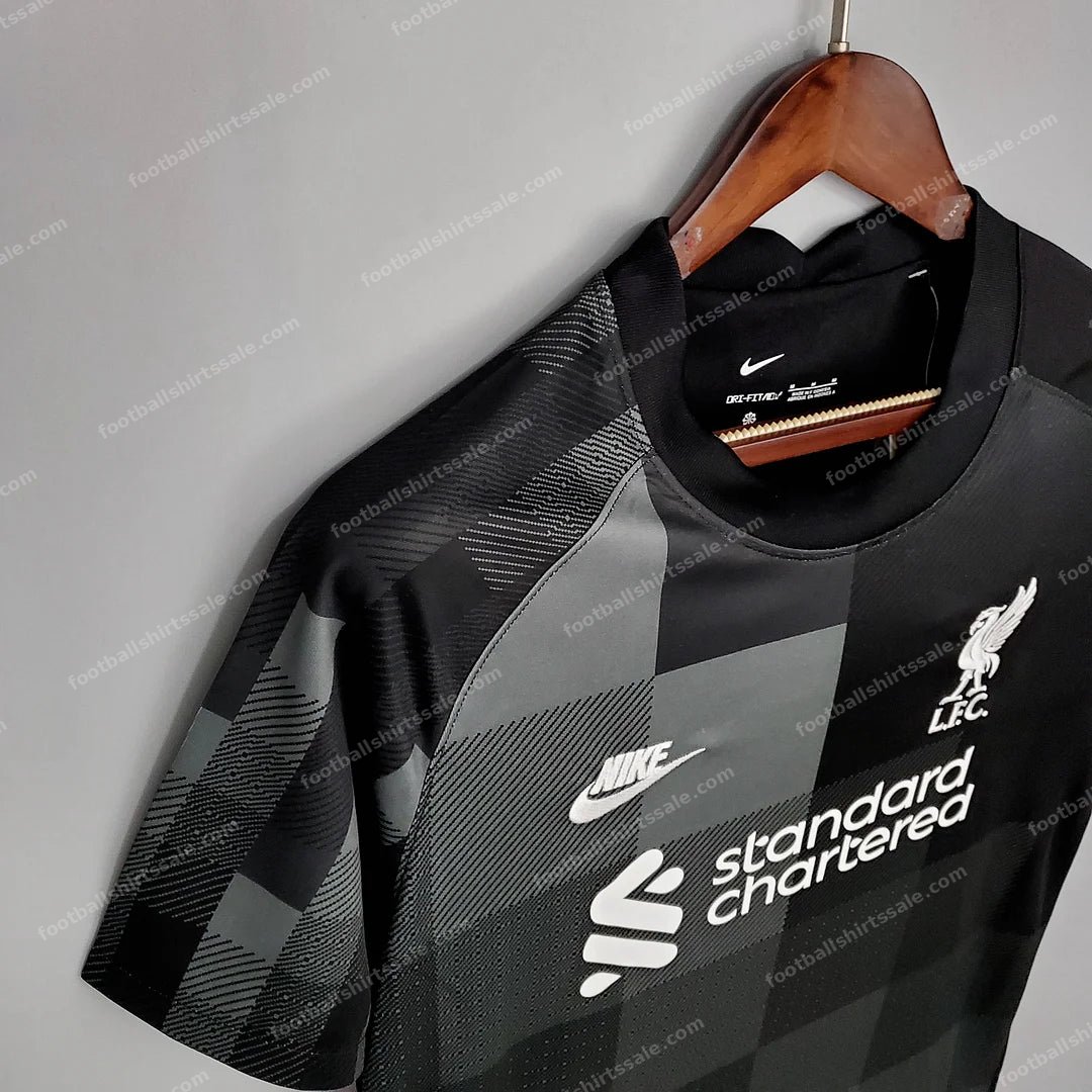 Liverpool Goalkeeper Soccer Jersey Black 2021/2022 Retro 1:1 Thai Quality - Detail 4