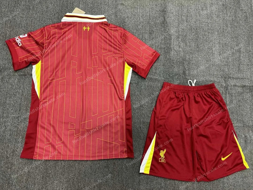 2024/2025 Liverpool Home Soccer Jersey 1:1 Thai Quality Kids Size - Detail 1