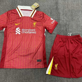 2024/2025 Liverpool Home Soccer Jersey 1:1 Thai Quality Kids Size