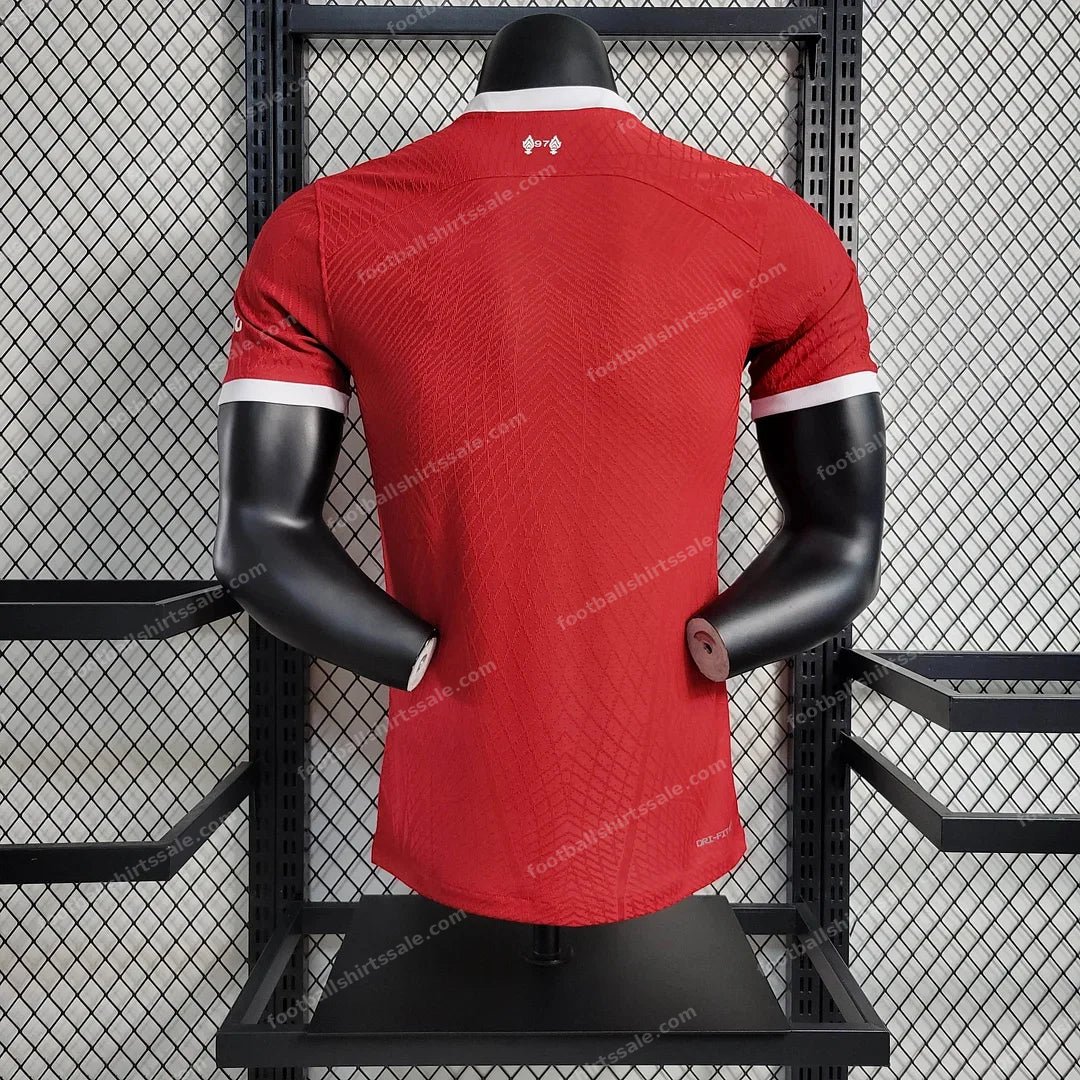 2023/2024 Liverpool Home Soccer Jersey 1:1 Thai Quality – Player Version - Detail 1