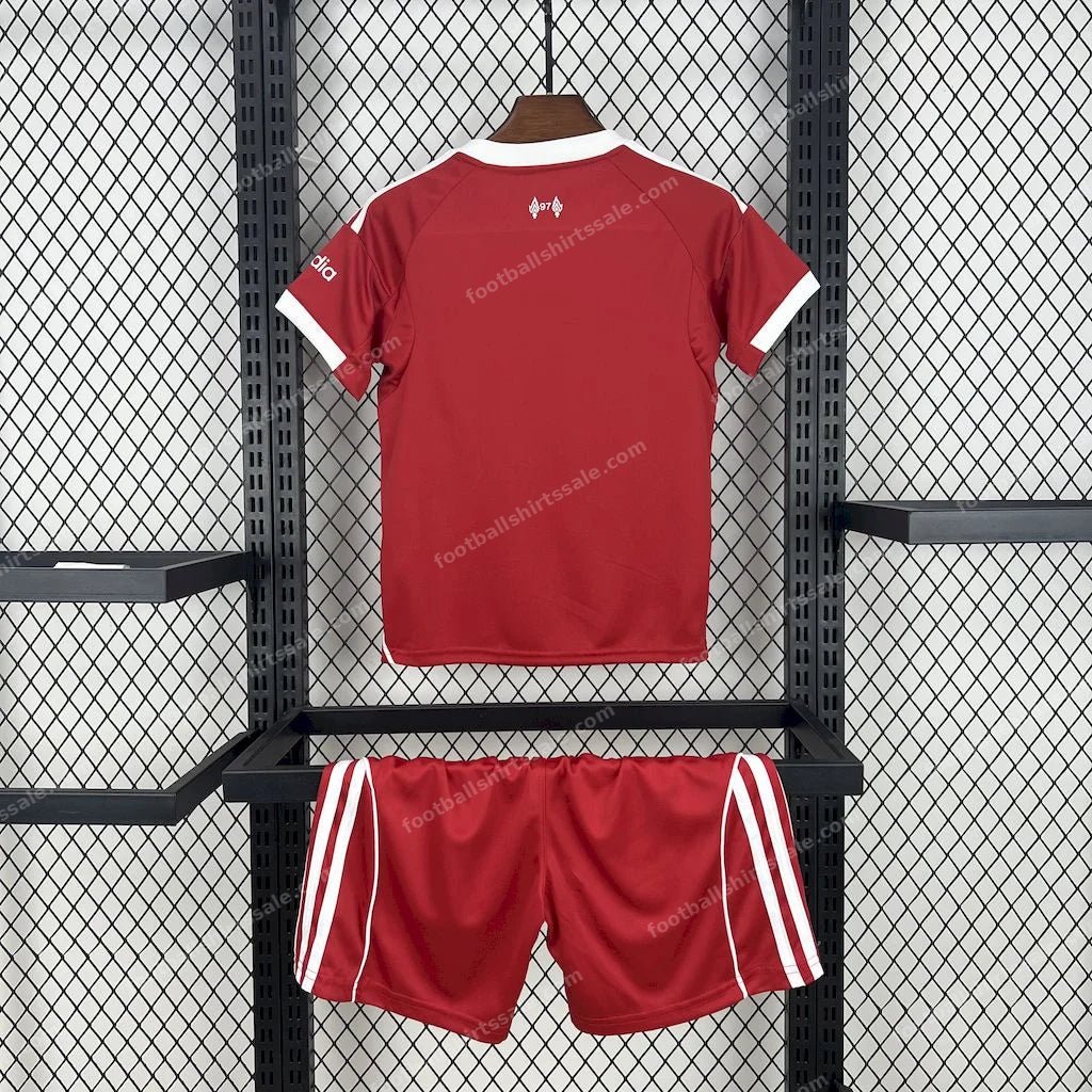 2025/2026 Liverpool Home Soccer Jersey Kids Size - Detail 1