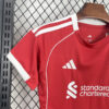 2025/2026 Liverpool Home Soccer Jersey Kids Size - Detail 2
