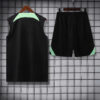 2023/2024 Liverpool pre-match training Black Jersey+Shorts 1:1 Thai Quality - Detail 1