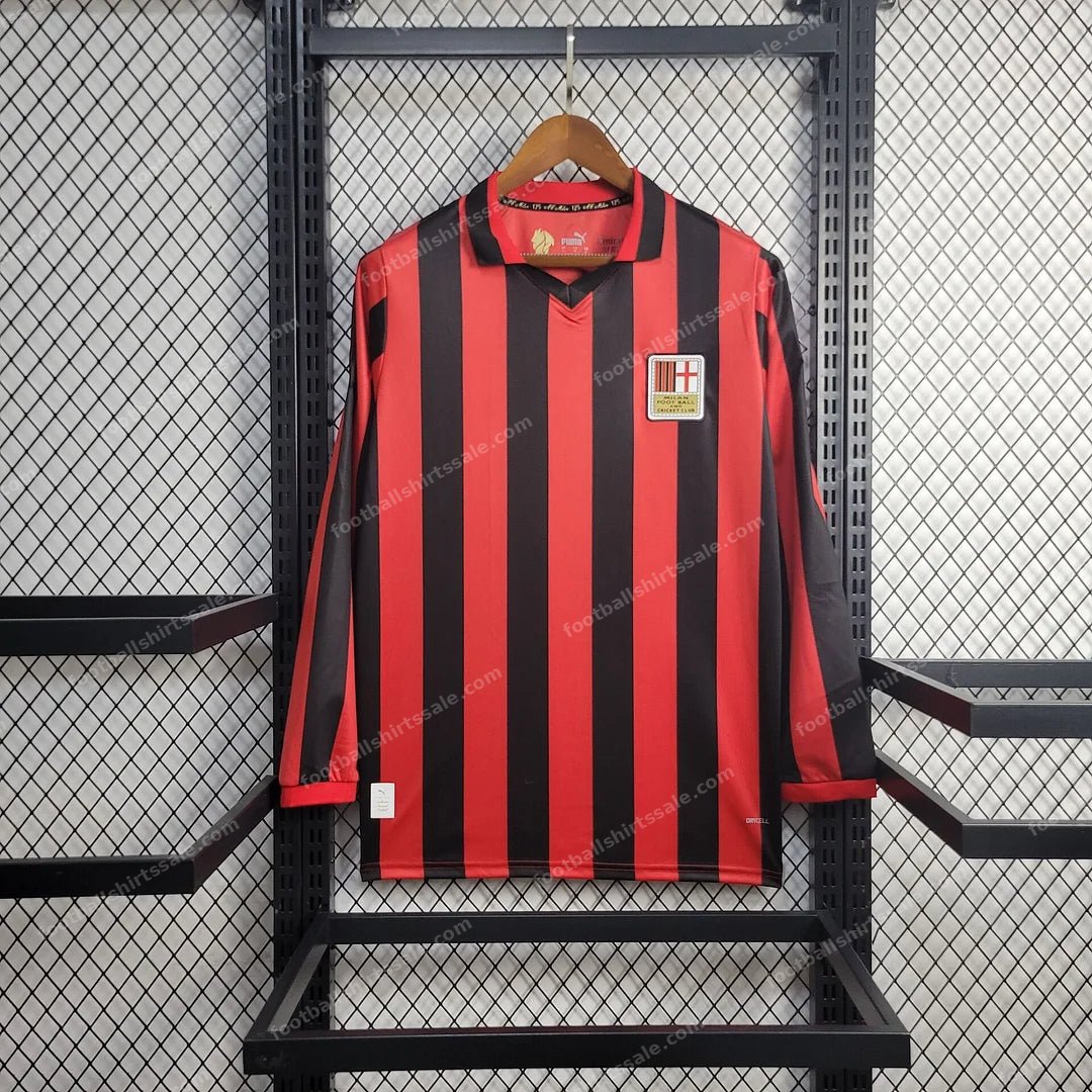 2024/2025 Long Sleeve AC Milan 125th Anniversary Football Shirt
