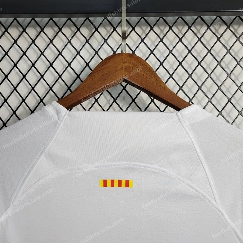2023/2024 Long Sleeve Barcelona Away Football Shirt 1:1 Thai Quality - Detail 8