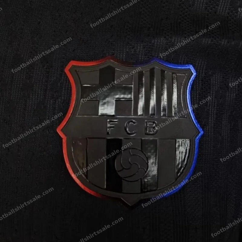 2024/2025 Long Sleeve Player Version Barcelona Away Jersey 1:1 Thai Quality - Detail 3