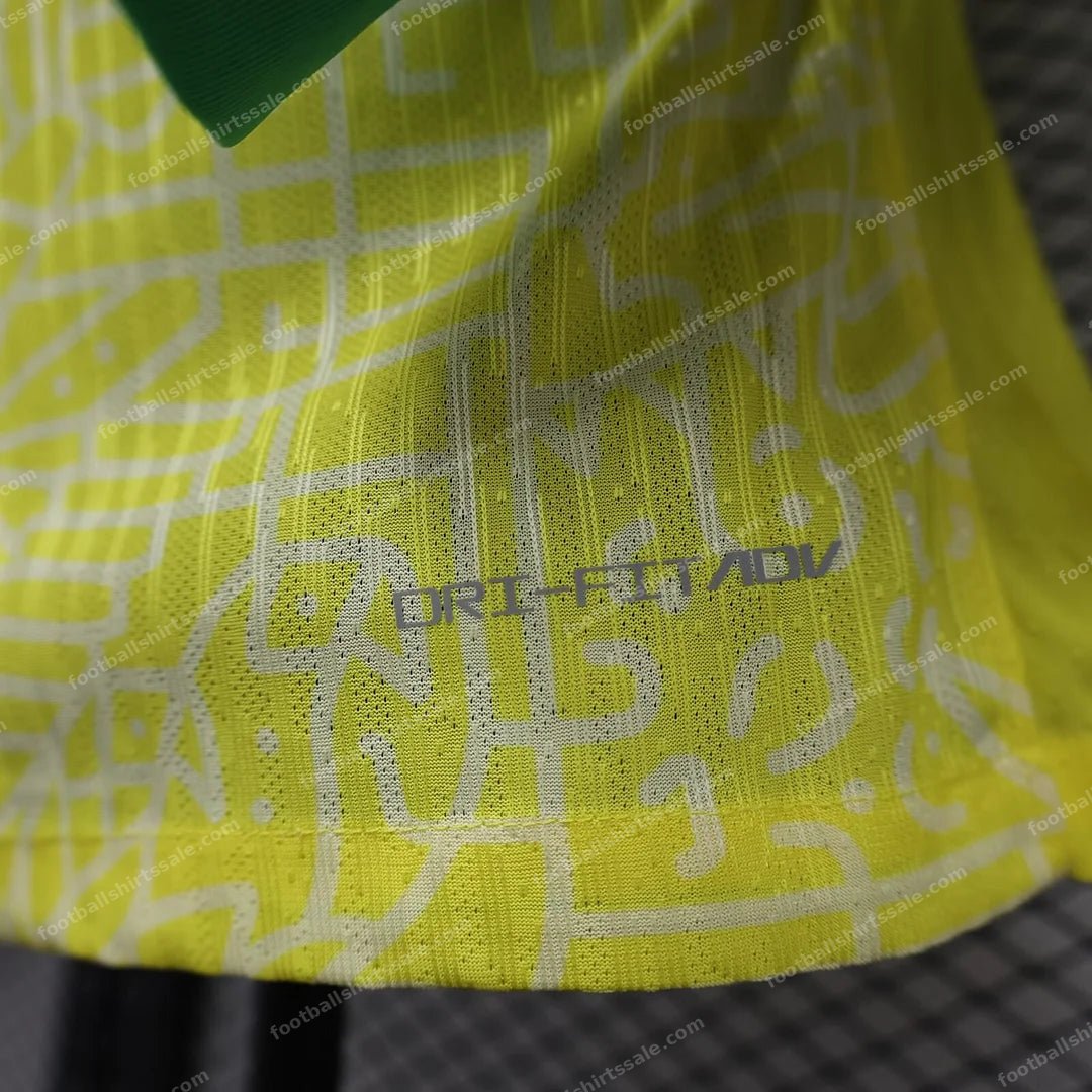 2024 Long Sleeve Player Version Brazil Home Football Shirt 1:1 Thai Quality - Detail 7