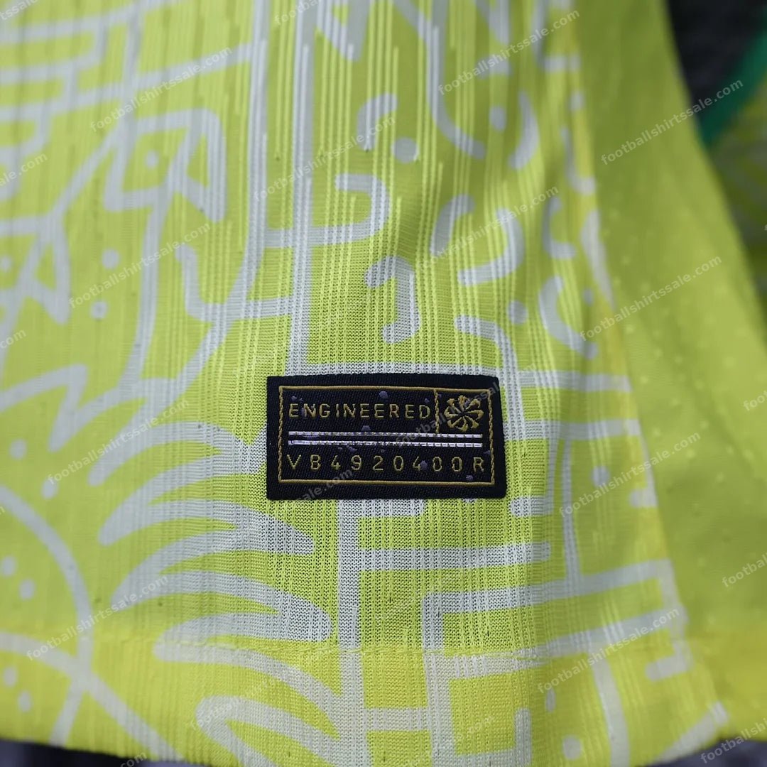 2024 Long Sleeve Player Version Brazil Home Football Shirt 1:1 Thai Quality - Detail 8