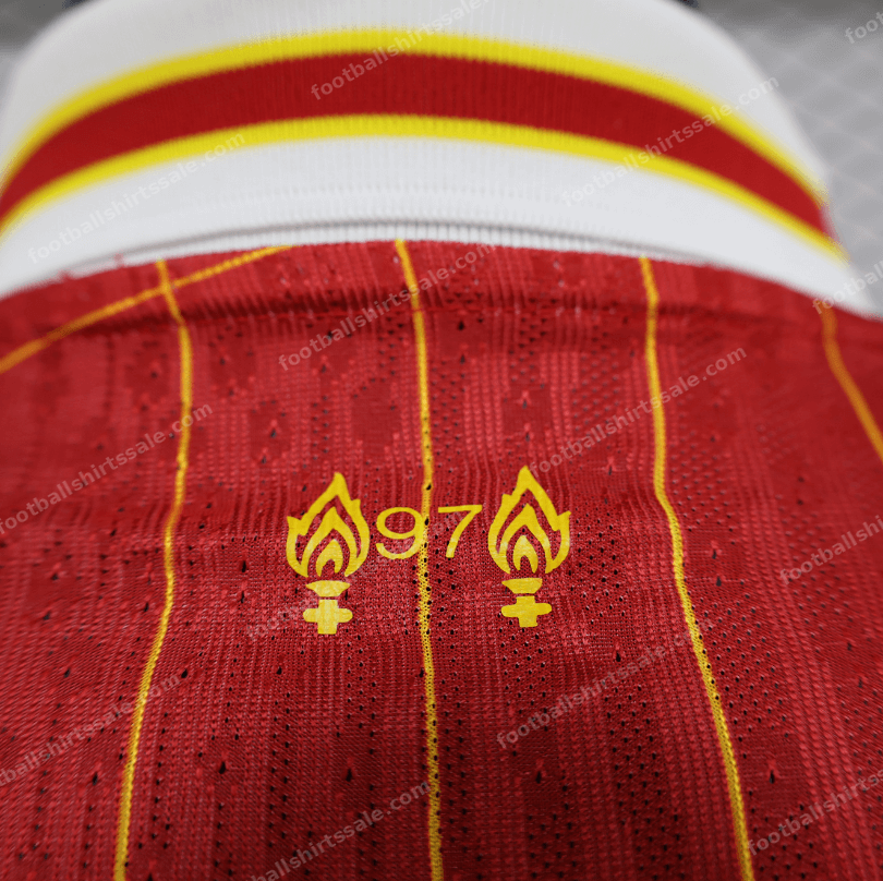 2024/2025 Long Sleeve Player Version Liverpool Home Football Shirt 1:1 Thai Quality - Detail 7