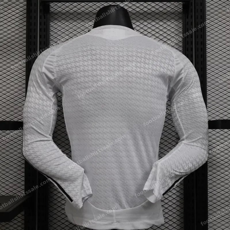 2024/2025 Long Sleeve Real Madrid Home Football Shirt 1:1 Thai Quality - Detail 1
