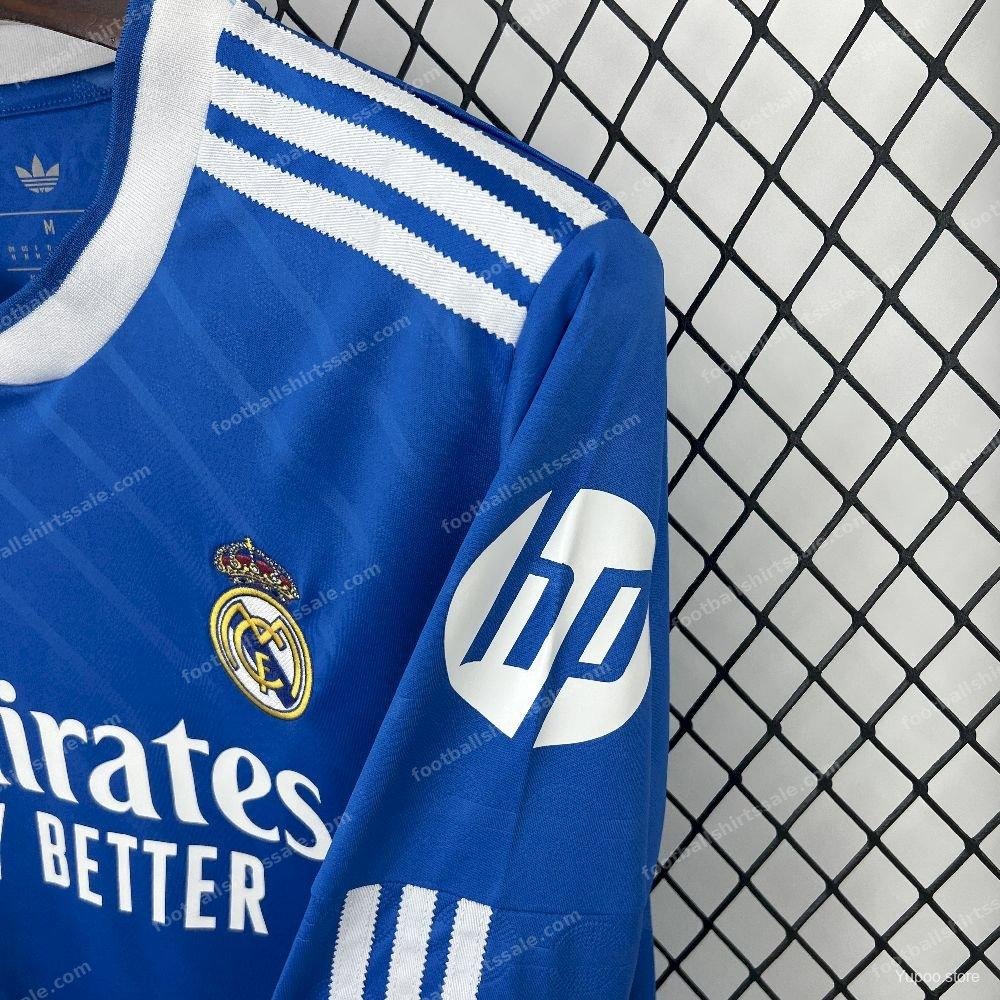 2025/2026 Long Sleeve Real Madrid Third Away Football Shirt - Detail 5