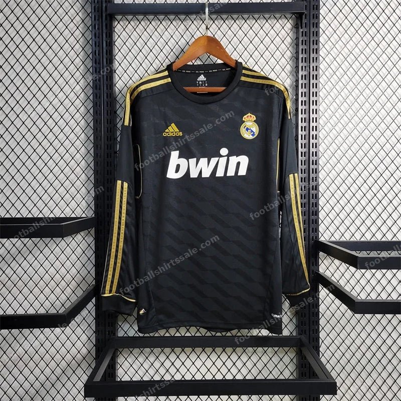 2011/2012 Long Sleeve Retro Real Madrid Away Football Shirt