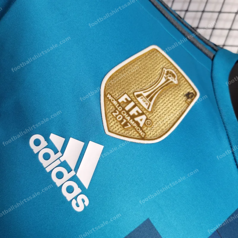 2017/2018 Long Sleeve Retro Real Madrid Third Away Football Shirt 1:1 Thai Quality - Detail 2