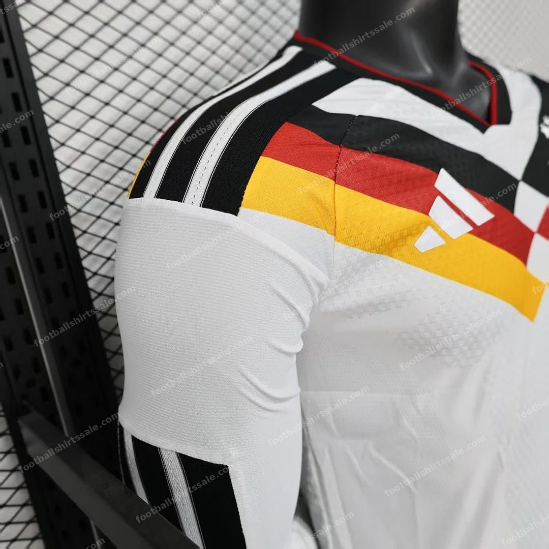 2026 Long Sleeves Player Version Germany Home Football Shirt - Detail 4