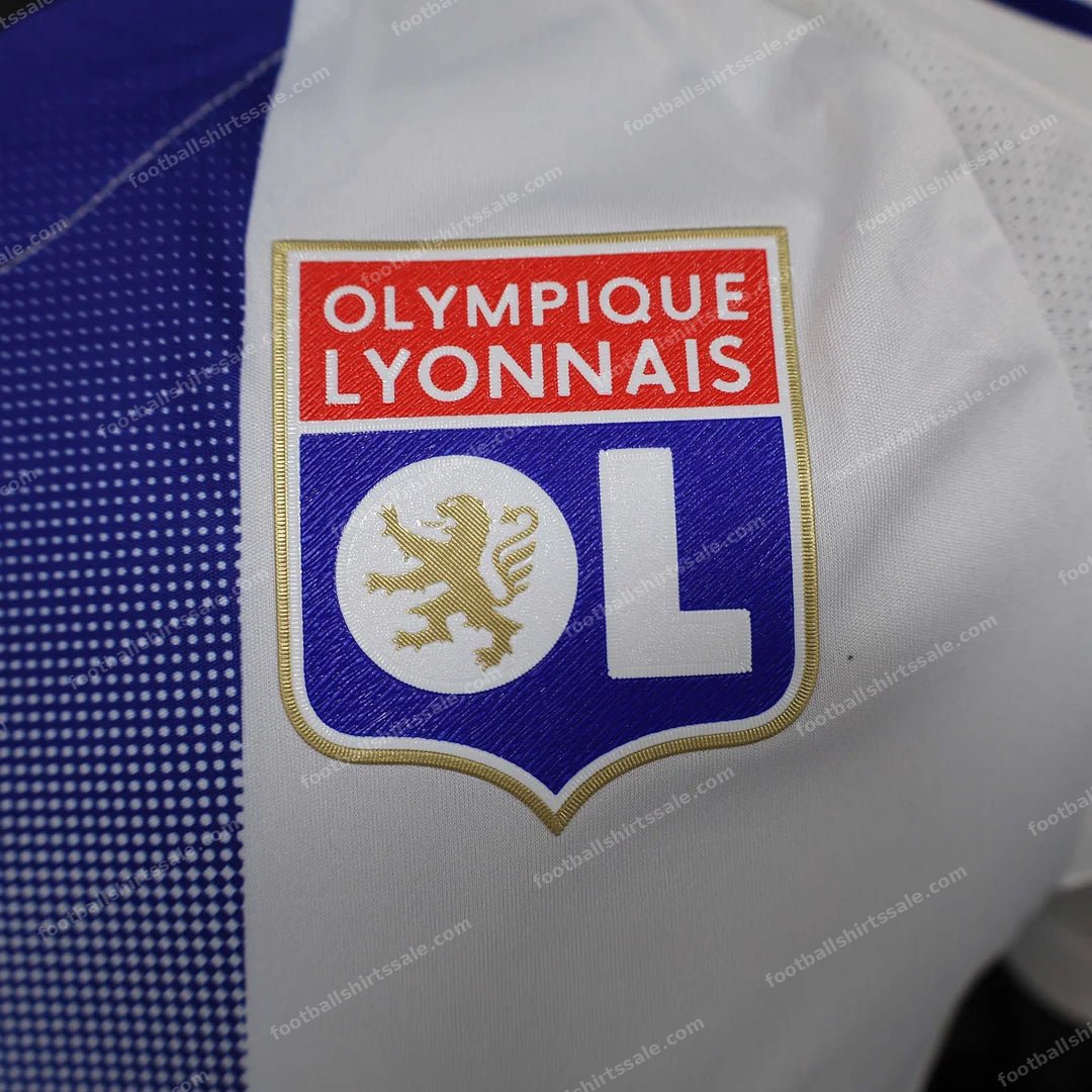 2024/2025 Lyon Home Football Shirt 1:1 Thai Quality – Player Version - Detail 3