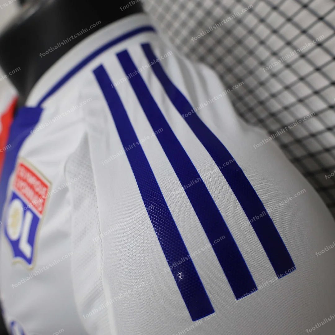 2024/2025 Lyon Home Football Shirt 1:1 Thai Quality – Player Version - Detail 4