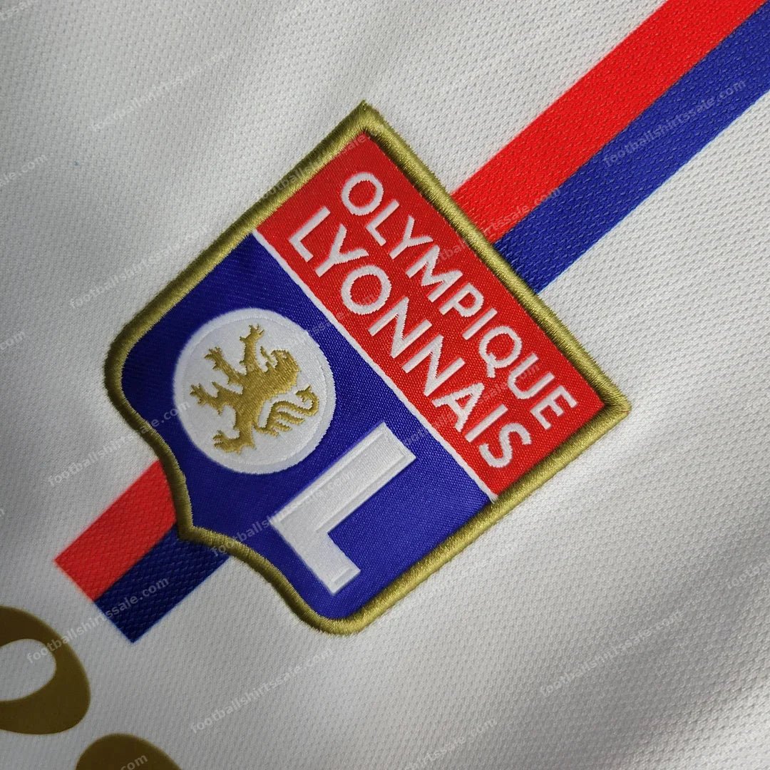 2023/2024 Lyon Home Football Shirt - Detail 8