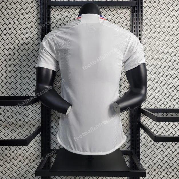2023/2024 Lyon Home Football Shirt – Player Version - Detail 1