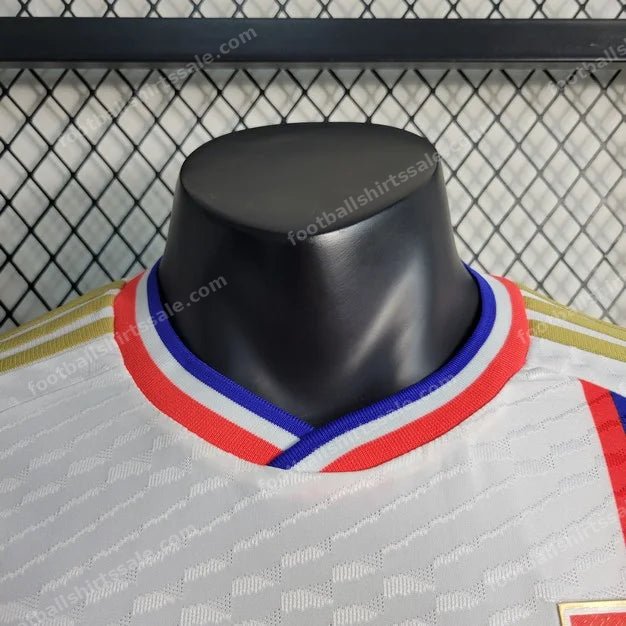 2023/2024 Lyon Home Football Shirt – Player Version - Detail 3