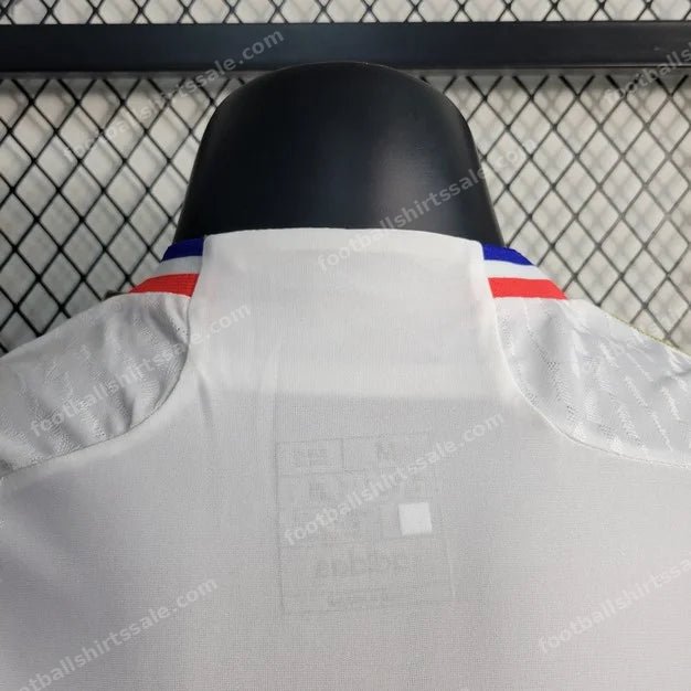 2023/2024 Lyon Home Football Shirt – Player Version - Detail 4